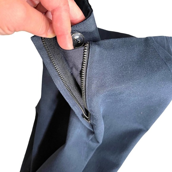 Cos Skinny Legging Women’s Trouser Side Zipper Ankle Zipper Navy Eur 38 US 6 - Picture 7 of 8